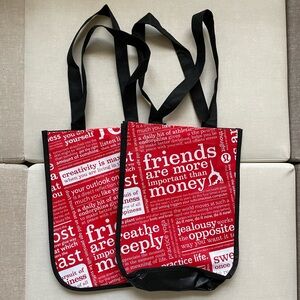 Lululemon Small Tote Shopping Bag - 2 Pack